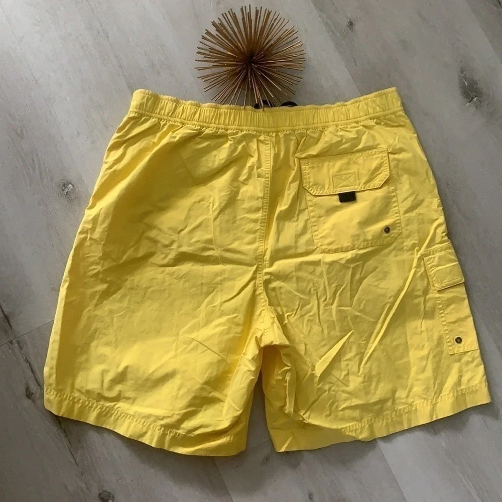 Polo Ralph Lauren Yellow Swim Trunks L‎ vintage